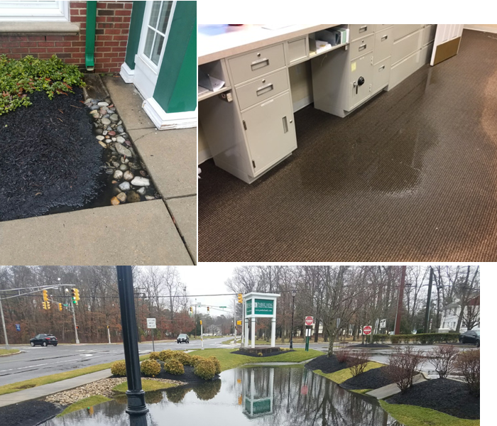 Storm Damage Caused Flooding In a Commercial Property